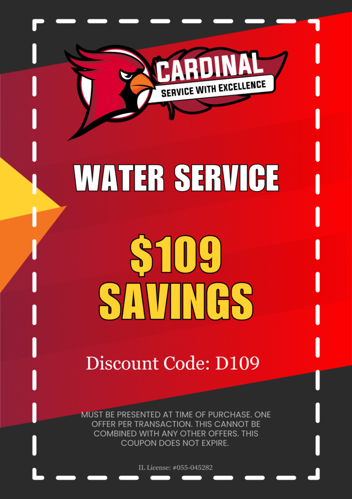 Cardinal Plumbing Co.-water service $109 Savings-Exclusive Deals