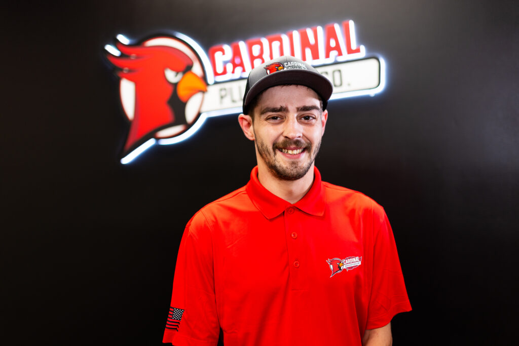cardinal plumbing team member
