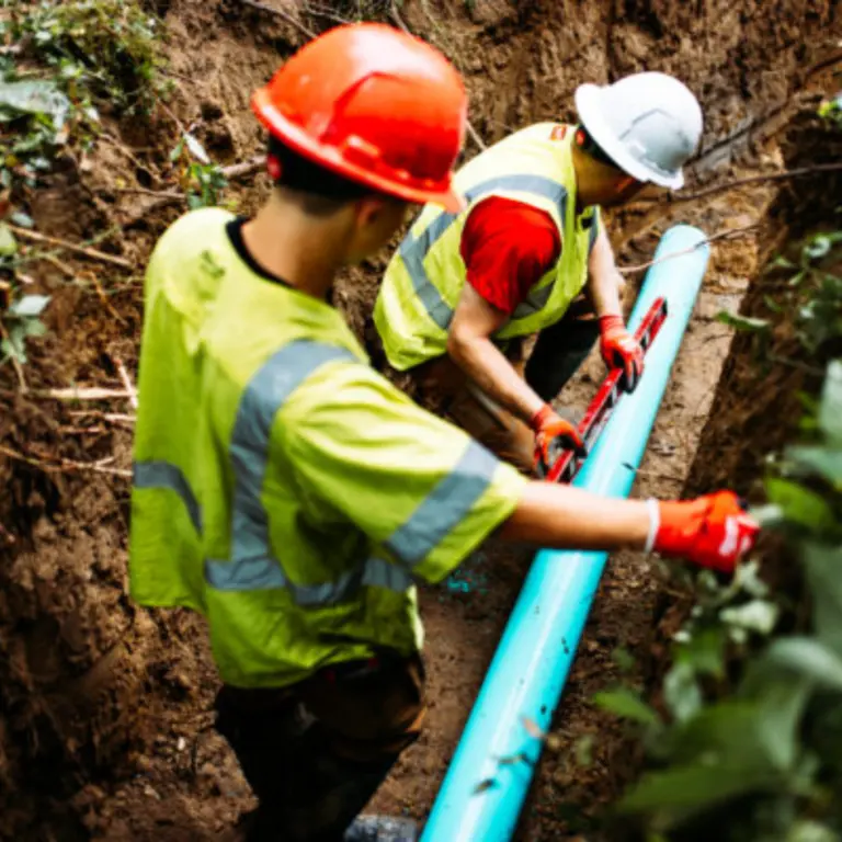 Image of cardinal plumbing working